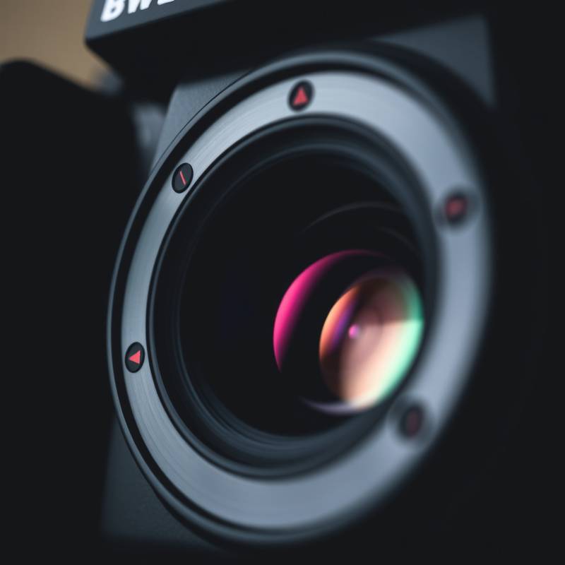 Close-up of a camera display showing aperture, shutter speed, and ISO settings.